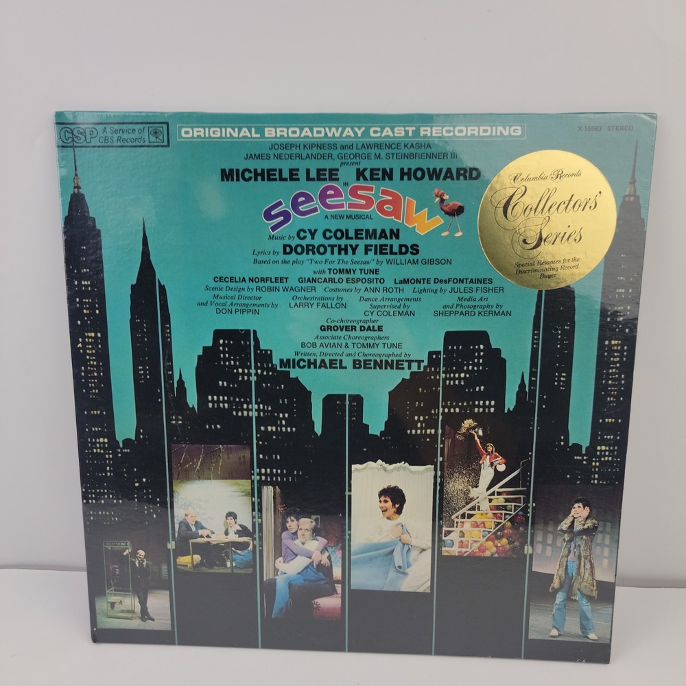 Seesaw Original Broadway Cast Recording Vinyl LP Michele Lee Ken Howard X 15563